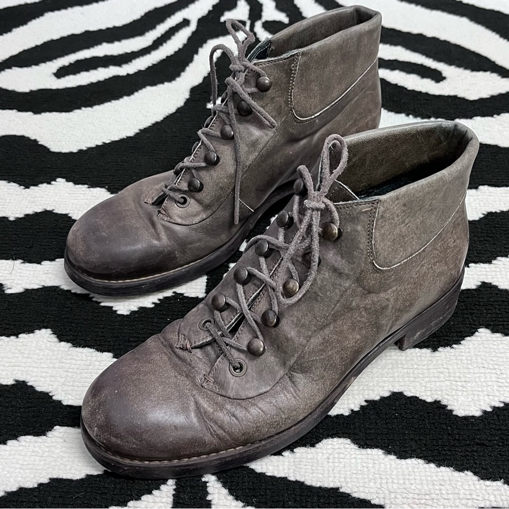 Alberto Fermani Rugged Combat Boots 50th Anniversary Limited Edition Size 38